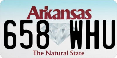 AR license plate 658WHU