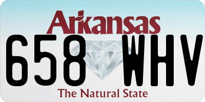 AR license plate 658WHV