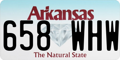 AR license plate 658WHW
