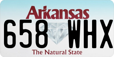 AR license plate 658WHX