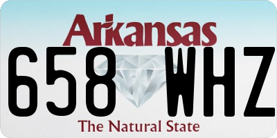 AR license plate 658WHZ