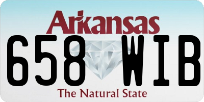 AR license plate 658WIB