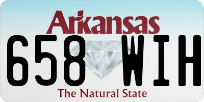 AR license plate 658WIH