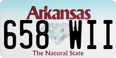 AR license plate 658WII