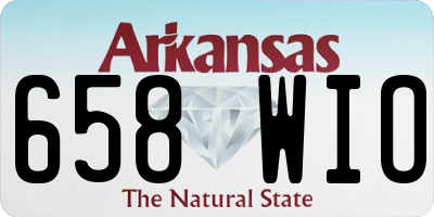 AR license plate 658WIO