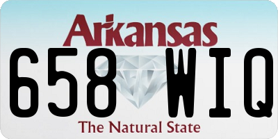 AR license plate 658WIQ
