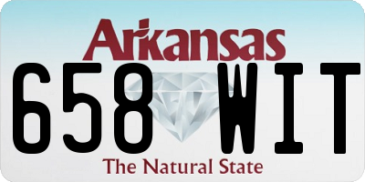 AR license plate 658WIT