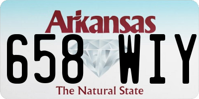 AR license plate 658WIY