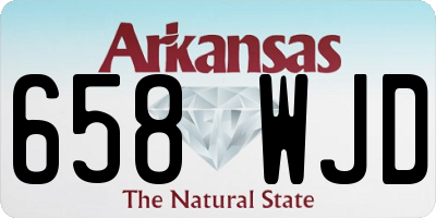 AR license plate 658WJD