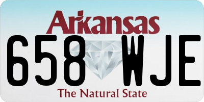 AR license plate 658WJE