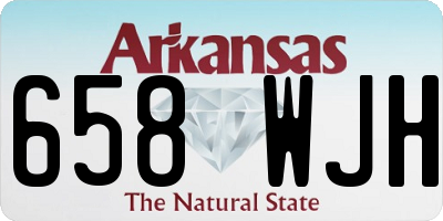 AR license plate 658WJH