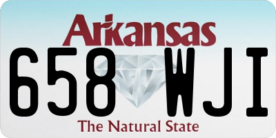 AR license plate 658WJI