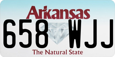 AR license plate 658WJJ