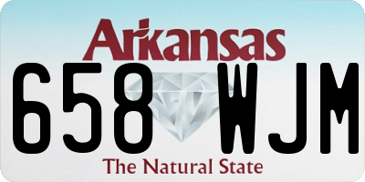 AR license plate 658WJM
