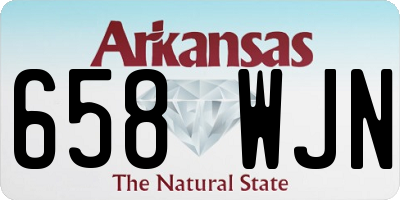 AR license plate 658WJN