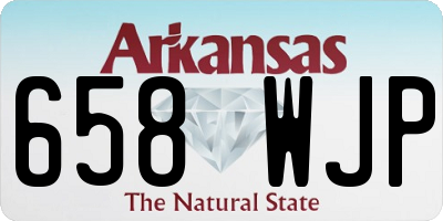 AR license plate 658WJP