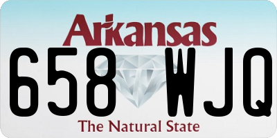 AR license plate 658WJQ