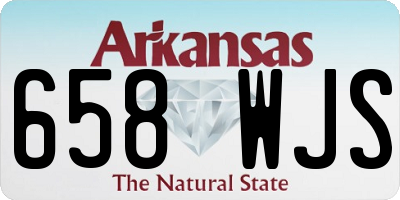 AR license plate 658WJS