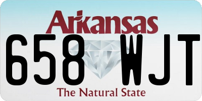 AR license plate 658WJT
