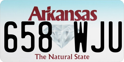 AR license plate 658WJU