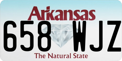 AR license plate 658WJZ