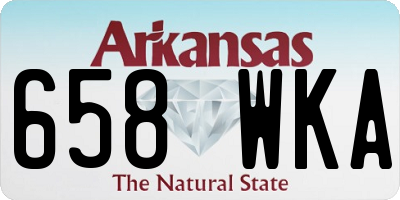 AR license plate 658WKA