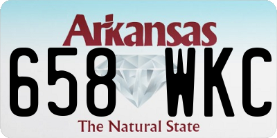 AR license plate 658WKC