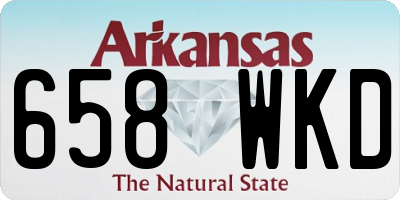 AR license plate 658WKD