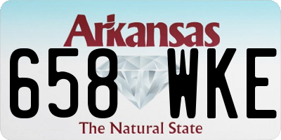 AR license plate 658WKE
