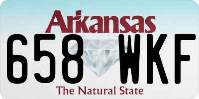 AR license plate 658WKF