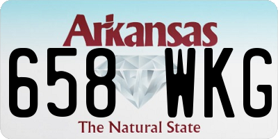 AR license plate 658WKG