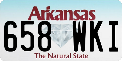 AR license plate 658WKI