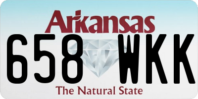 AR license plate 658WKK