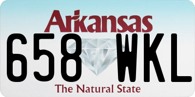 AR license plate 658WKL