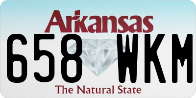 AR license plate 658WKM