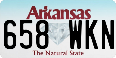 AR license plate 658WKN