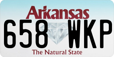 AR license plate 658WKP
