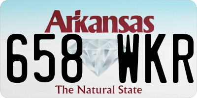 AR license plate 658WKR