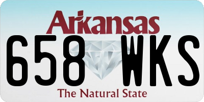 AR license plate 658WKS
