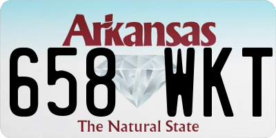 AR license plate 658WKT