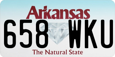 AR license plate 658WKU
