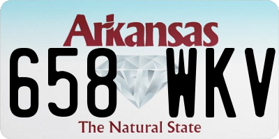 AR license plate 658WKV