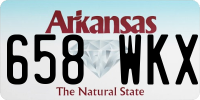 AR license plate 658WKX