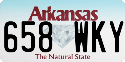 AR license plate 658WKY