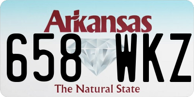 AR license plate 658WKZ