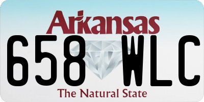 AR license plate 658WLC