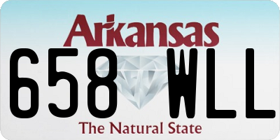 AR license plate 658WLL