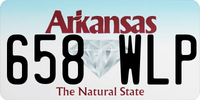 AR license plate 658WLP