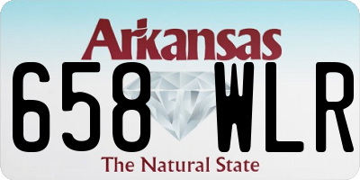 AR license plate 658WLR