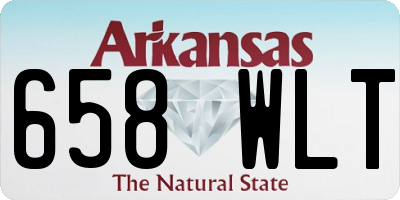 AR license plate 658WLT
